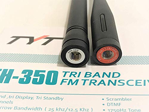 TYT TH-350 Tri-Band Radio 136-174 MHz (VHF), 220-260 MHz (1.25M), 400-470MHz (UHF) Analog Amateur Radio