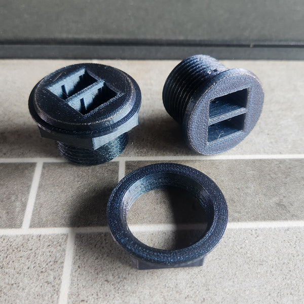 Panel Mount Housing for Two Anderson Powerpole Connectors (2)