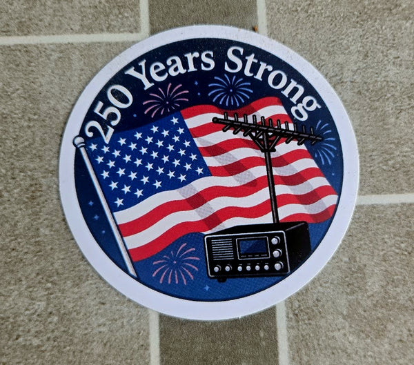 USA 250th Anniversary and Ham Radio Sticker Pack