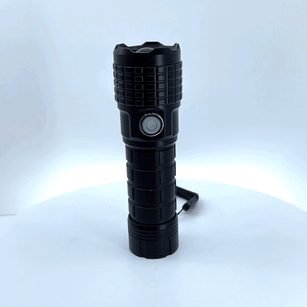 Tac Gear 1200 Lumen Flashlight & Laser Soft Grip - 6/Display