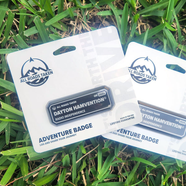 Hamvention 2025 Adventure Badge from All Roads Taken