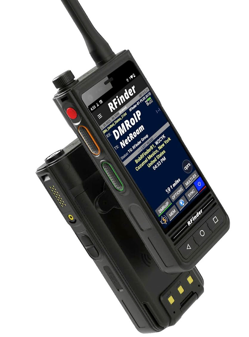 RFinder B1+ Handheld Radio with Android 13 – Ham Radio 2.0
