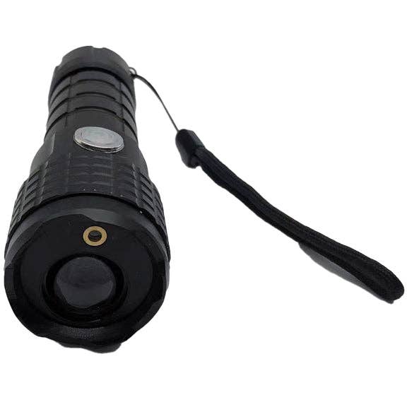 Tac Gear 1200 Lumen Flashlight & Laser Soft Grip - 6/Display