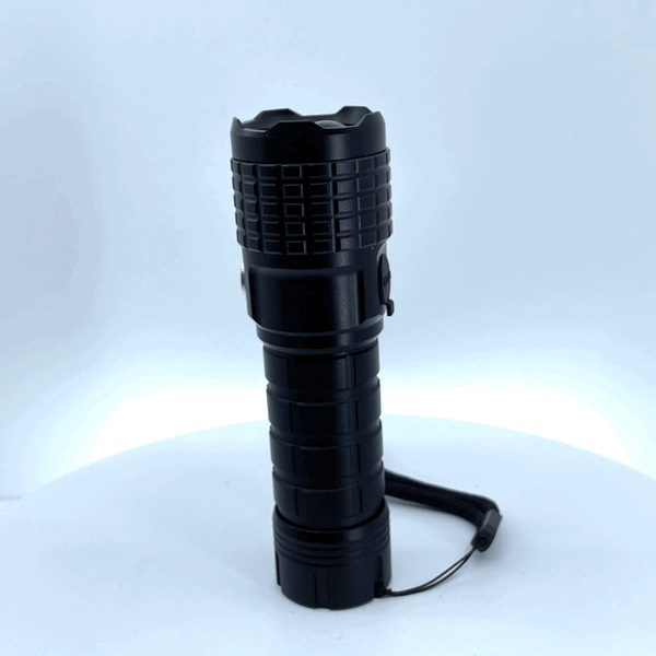 Tac Gear 1200 Lumen Flashlight & Laser Soft Grip - 6/Display