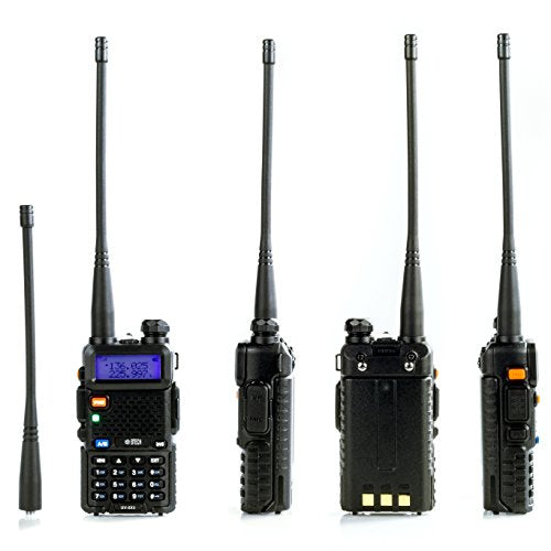 BTECH UV-5X3 5 Watt Tri-Band Radio : VHF, 1.25M, UHF, HT Transceiver