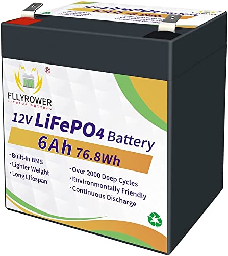 12v 6ah Energy Solar Lithium Batteries Storage Bms Control