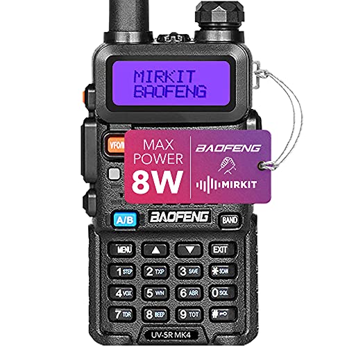 Mirkit Ham Radio Baofeng UV-5R MK4 8W Max Power 2021 Two Way Radio