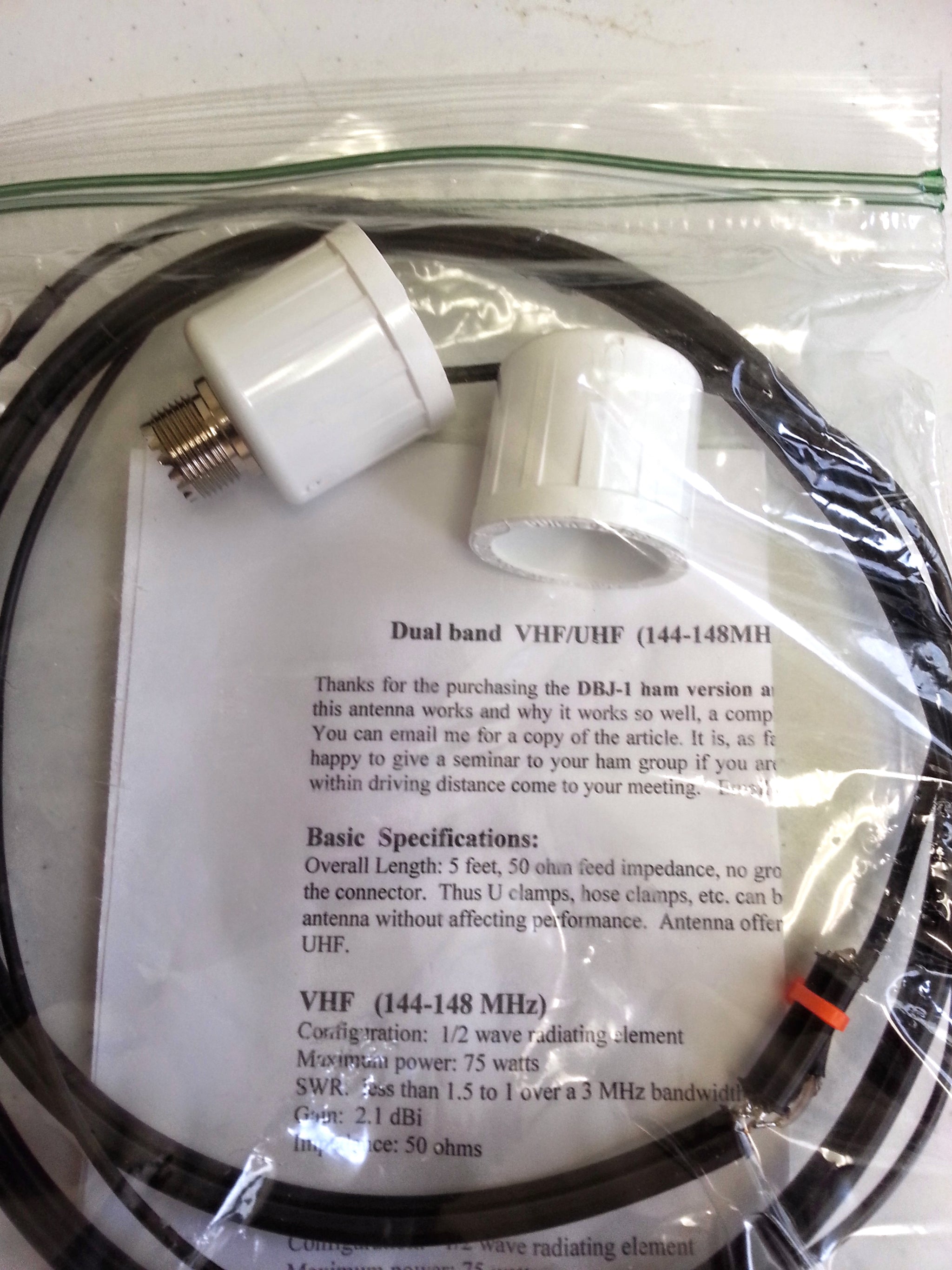 144/430MHz Dual Band J-Pole USA カスタムメイド Build and Review