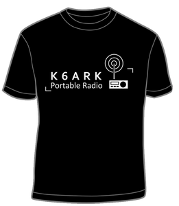 K6ARK Portable Radio T-shirt *SPECIAL ORDER*