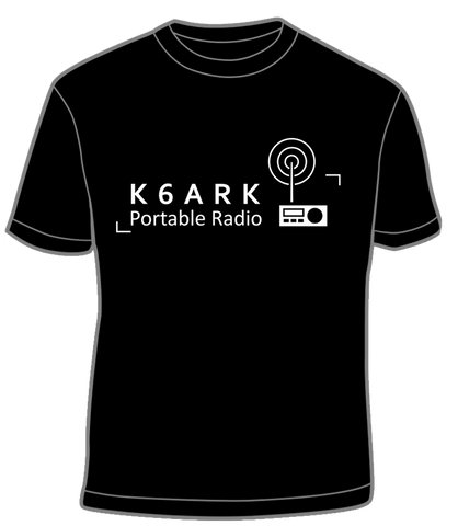 K6ARK Portable Radio T-shirt *SPECIAL ORDER*