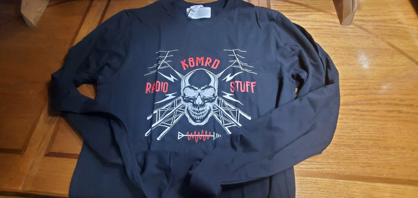 K8MRD Radio Stuff LONG SLEEVE Happy Skull Guy T-shirt *ON DEMAND ORDER*