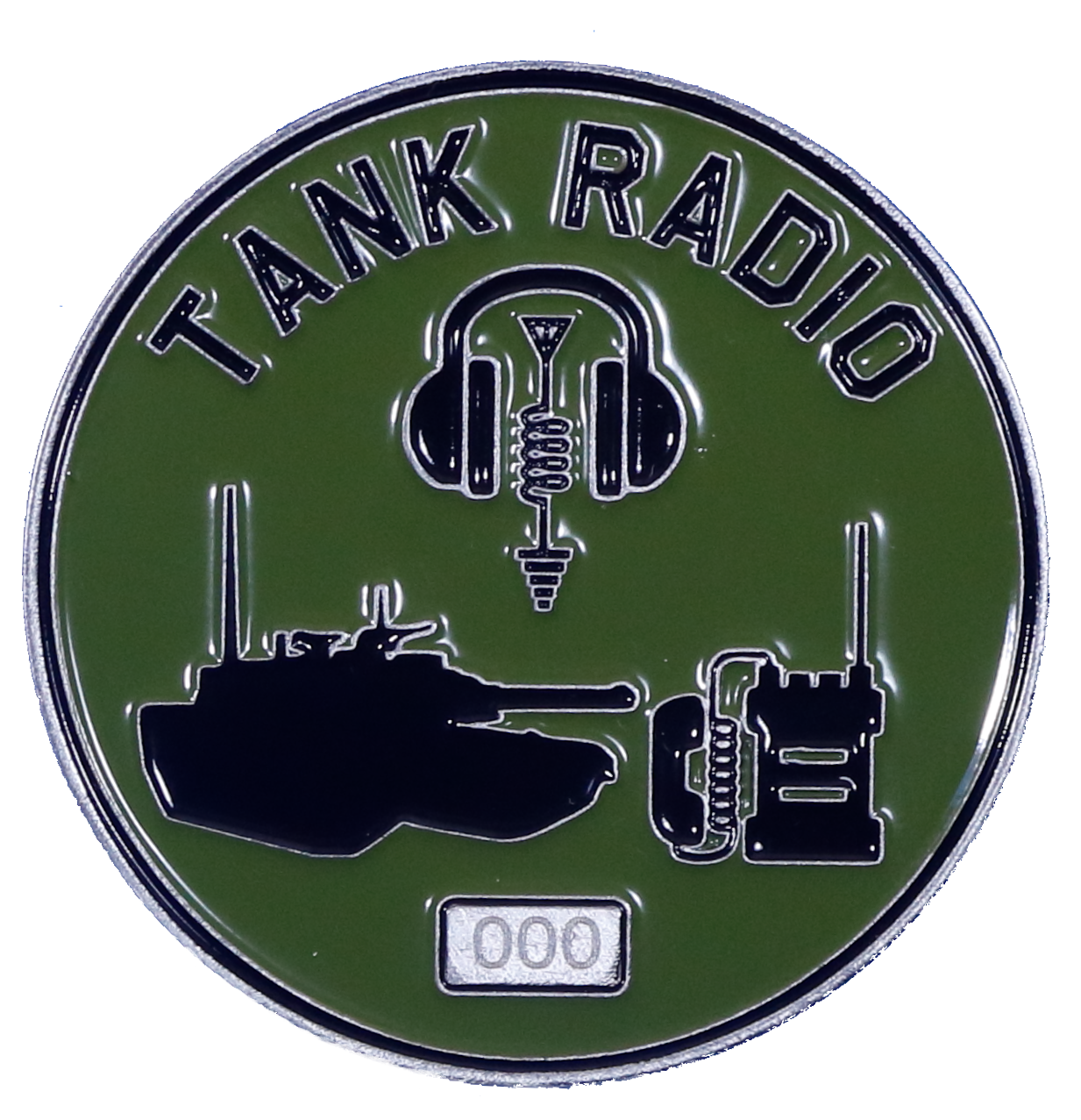 Tank Radio Challenge Coins